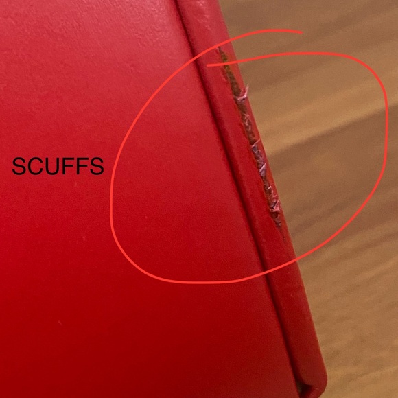 Vintage ALFRED Design Keepsake Red Genuine Leather Organizer Jewelry Case Bag - Picture 15 of 16